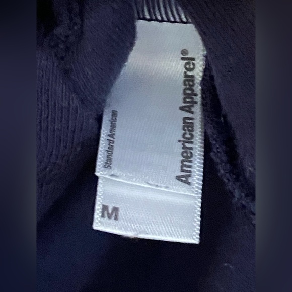 Navy Blue American Apparel Button Down Cardigan Delta Phi Epsilon Sorority - Picture 5 of 8